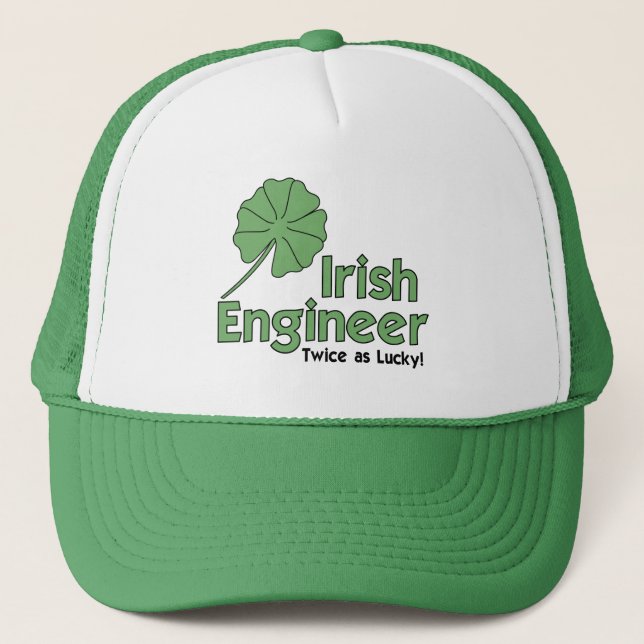 Twice As Lucky Trucker Hat (Front)