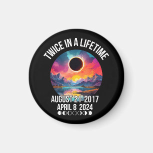 Twice in a Lifetime April 08 April 2024 GIft For Magnet