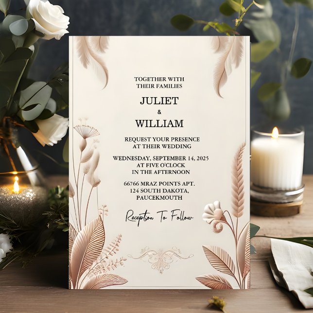 Twice Satin Fabric Velvet Lace Linen Paper Wedding Invitation (Creator Uploaded)