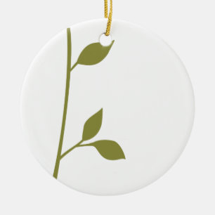 Twig and Leaf Ceramic Tree Decoration