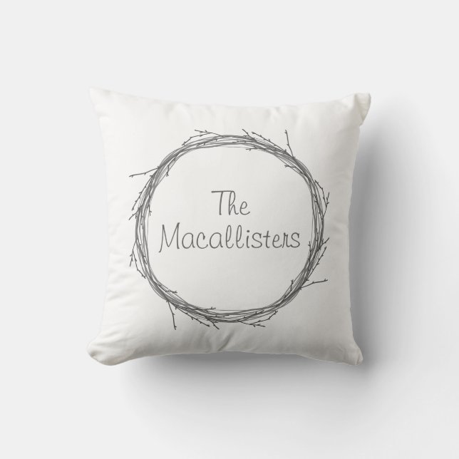 Twigs & Vines Cushion (Front)