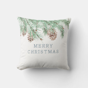 twigs with cones, Christmas, Christmas cones Cushion