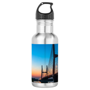 Twilight At Bill Emerson Bridge Stainless Steel Wa 532 Ml Water Bottle
