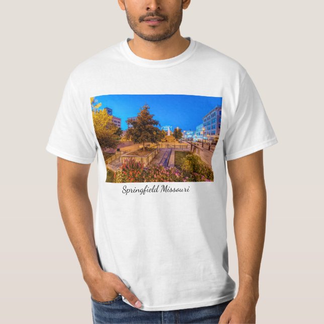 Twilight At Park Central Square T-Shirt (Front)