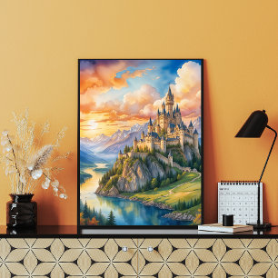 Twilight at the Enchanted Castle Poster