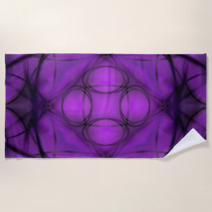 Twilight Bloom Beach Towel