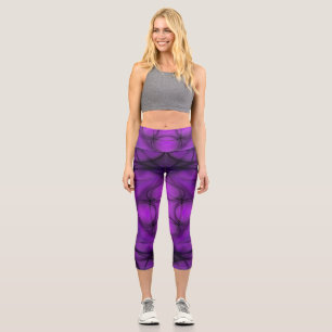 Twilight Bloom Capri Leggings