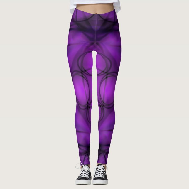Twilight Bloom Leggings (Front)