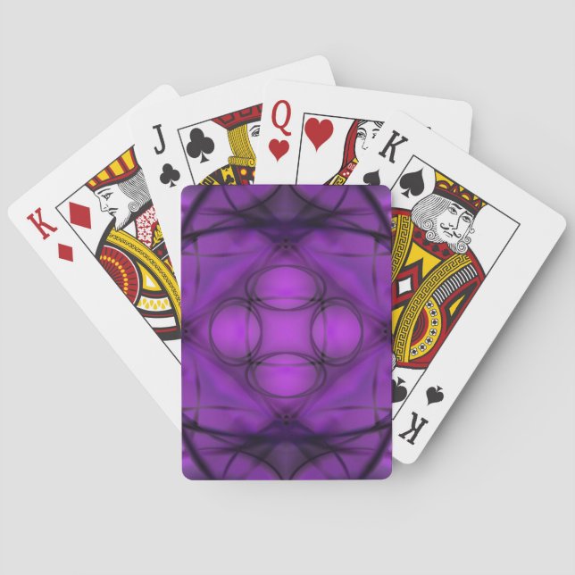Twilight Bloom Playing Cards (Back)