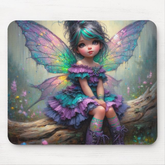  Twilight Blossom Fairy Mouse Pad (Front)