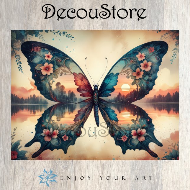 Twilight Butterfly Decoupage Tissue Paper (Creator Uploaded)