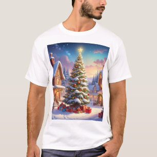 Twilight Christmas Village – Holiday Magic Under t T-Shirt