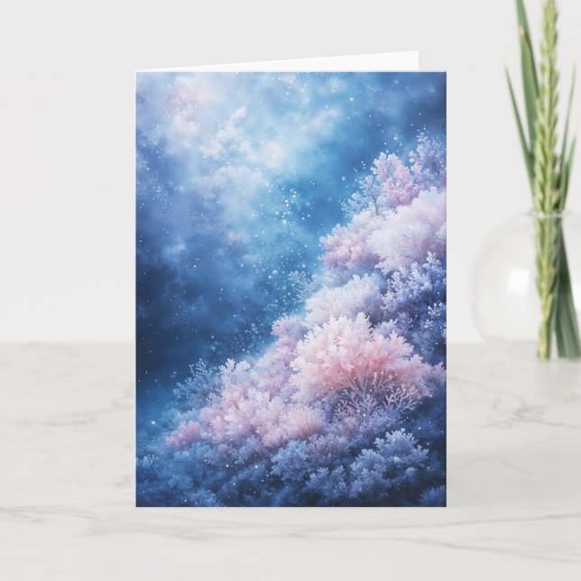 Twilight Coral Garden of the Ocean Card (Front)