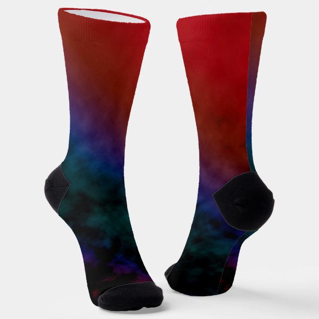 Twilight Descent Socks (Angled)