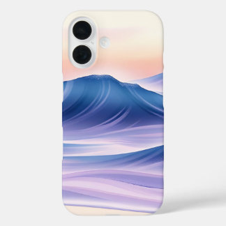 Twilight Drift Fluid Abstract Coastal iPhone 16 Case