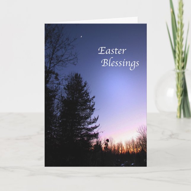 Twilight Easter Holiday Card (Front)