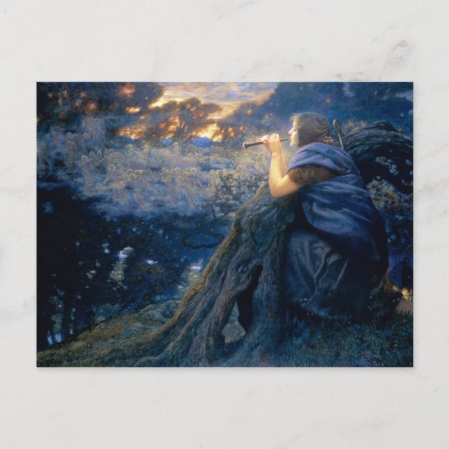 Twilight Fantasies by Edward Robert Hughes Postcard (Front)