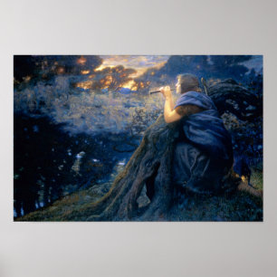 Twilight Fantasies by Edward Robert Hughes Poster