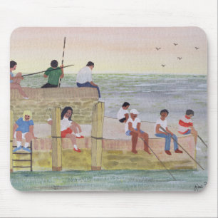 Twilight Fishing 1988 Mouse Pad
