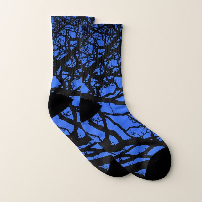 Twilight Forest Unisex Comfy-Stretch Crew Socks (Pair)
