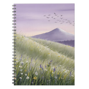 Twilight Hillside Serenity Notebook