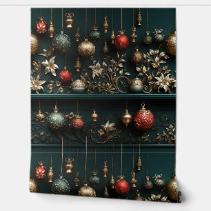 Twilight Holiday Enchantment Botanical Wallpaper