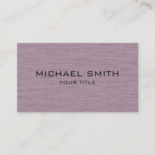 Twilight lavender Professional Modern Business Card