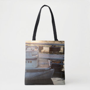 Twilight Marina: A Serene Dockside Moment Tote Bag