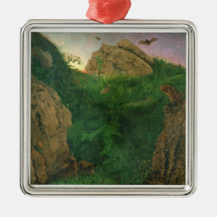 Twilight (oil) metal tree decoration