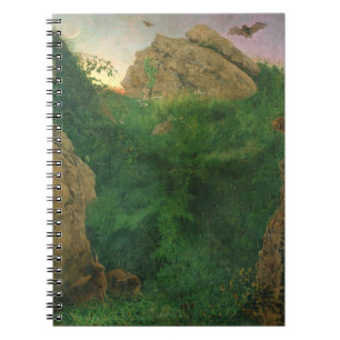 Twilight (oil) spiral notebook