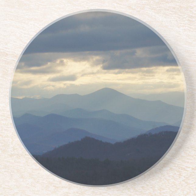 Twilight on the Blue Ridge Coaster (Front)