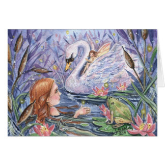 "Twilight on the Lake" Card