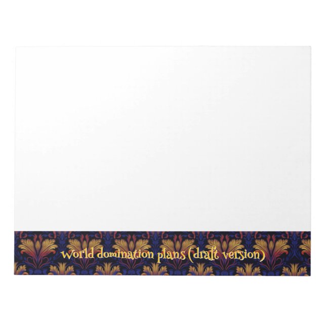 Twilight Opulence  Notepad (Front)