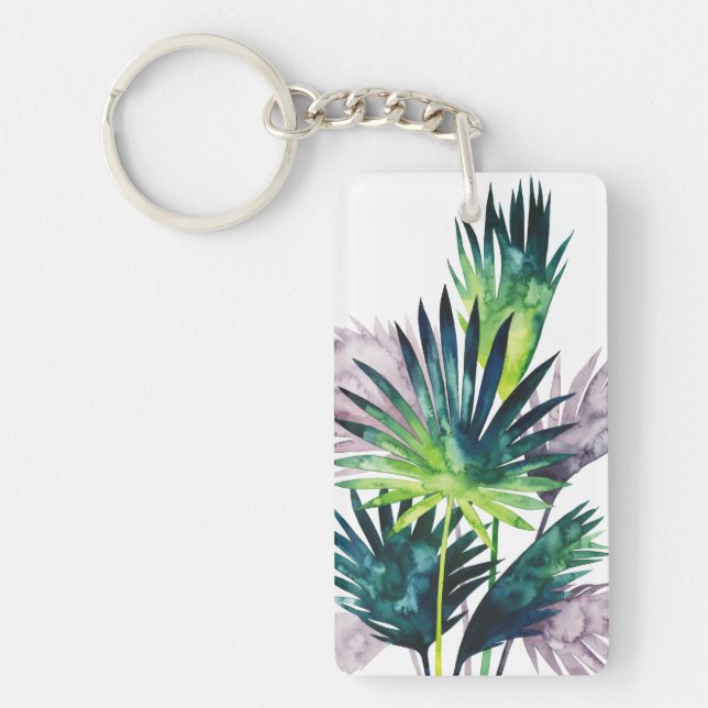 Twilight Palms- Palm Fronds Key Ring (Front)