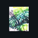 Twilight Palms - Split Leaf Canvas Print<br><div class="desc">"Twilight Palms IV" by Grace Popp</div>