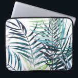 Twilight Palms - Tropical Leaves Laptop Sleeve<br><div class="desc">"Twilight Palms I" by Grace Popp. Features tropical greenery in a watercolor style.</div>