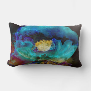 Twilight Poppy Lumbar Cushion