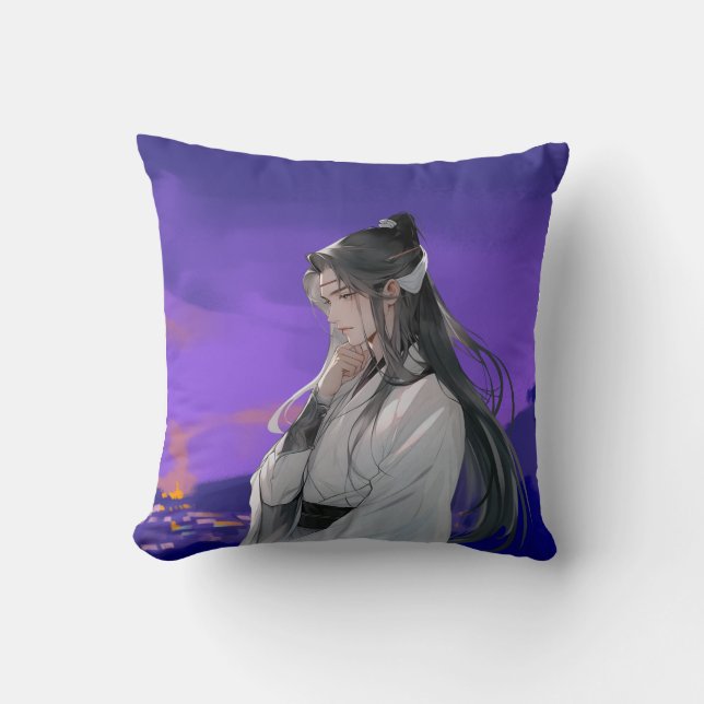 Twilight Reflection – Anime Cushion (Front)
