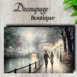 Twilight Rendezvous Decoupage Tissue Paper