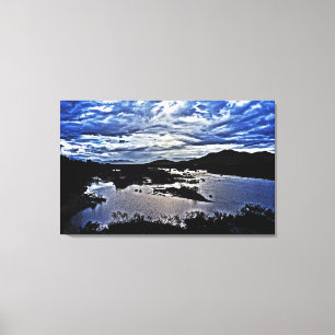 Twilight River Canvas Print