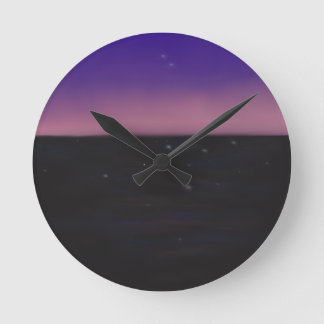 Twilight round clock