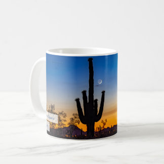 Twilight Saguaro Psalm 18:28 KJV Coffee Mug