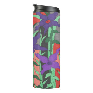 Twilight Sun Garden Floral  Thermal Tumbler