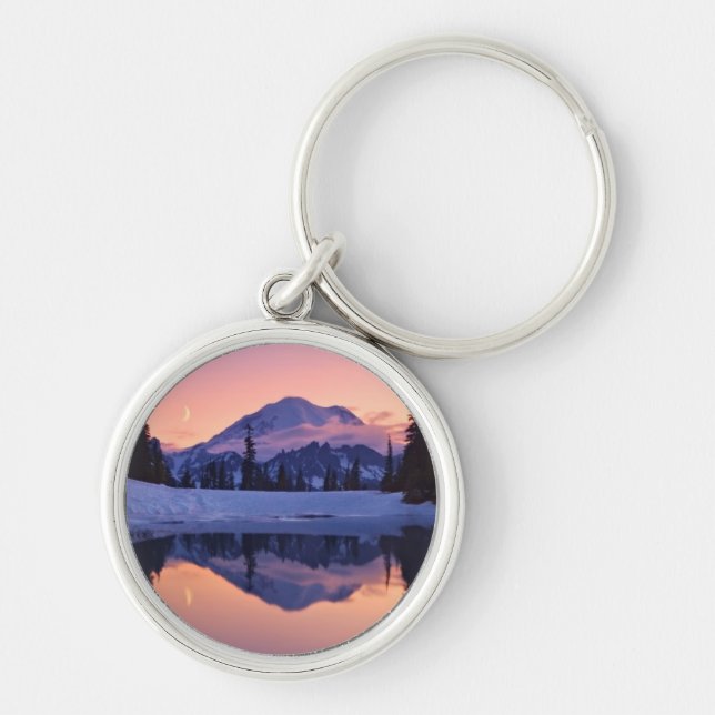 Twilight, Tarn and Crescent Moon Key Ring (Front)