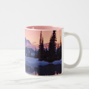 Twilight, Tarn and Crescent Moon Two-Tone Coffee Mug