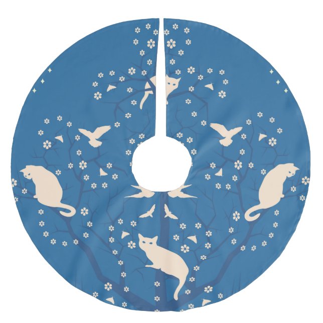 Twilight Tomcats Tree Skirt (Front)