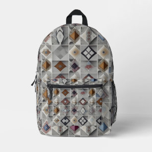 Twilight Trellis Printed Backpack