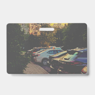 Twilight Urban PVC Name Badge – Customisable ID Badge
