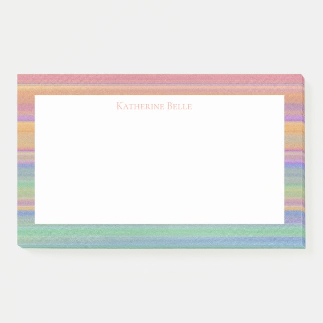 Twilight Vista Brightly Colored Southwest Pattern Post-it Notes (Front)