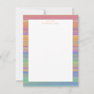 Twilight Vista Brightly Coloured Southwest Pattern Card